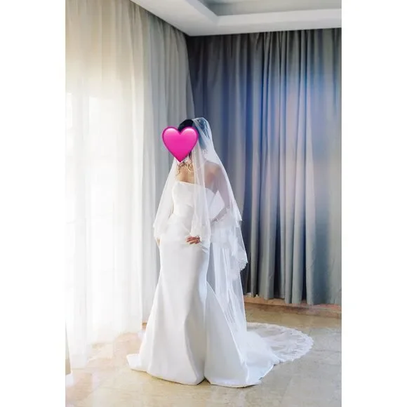 Justin Alexander Celeste 88205 Wedding Dress Strapless Trumpet